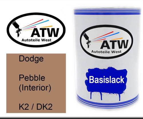 Dodge, Pebble (Interior), K2 / DK2: 500ml Lackdose, von ATW Autoteile West.